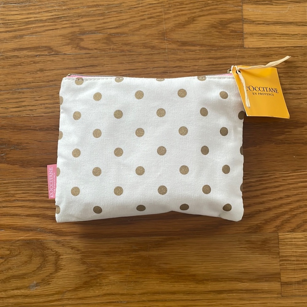 NWT L’Occitane Almond Cream Travel Bag